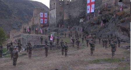 ეროვნული თავდაცვის აკადემიის იუნკერებმა სამხედრო ფიცი დადეს