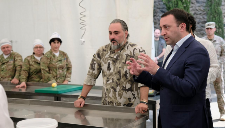 თავდაცვის მინისტრი თავდაცვის ძალების შეფმზარეულების მასტერკლასს დაესწრო
