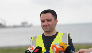 ივანე აბაშიძე – ანაკლიის ღრმაწყლოვანი ნავსადგურის მშენებლობა კიდევ ერთ, ახალ ეტაპზე გადავიდა, დავიწყეთ შემოსასვლელი არხისა და მოსაბრუნებელი აუზის დაღრმავება