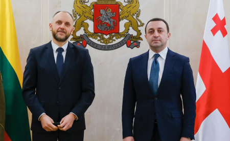 თავდაცვის მინისტრმა ლიეტუვას ელჩს უმასპინძლა
