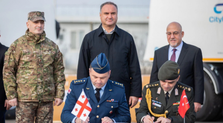 თურქეთის რესპუბლიკამ საქართველოს თავდაცვის ძალებს სხვადასხვა სახის ტექნიკა გადასცა